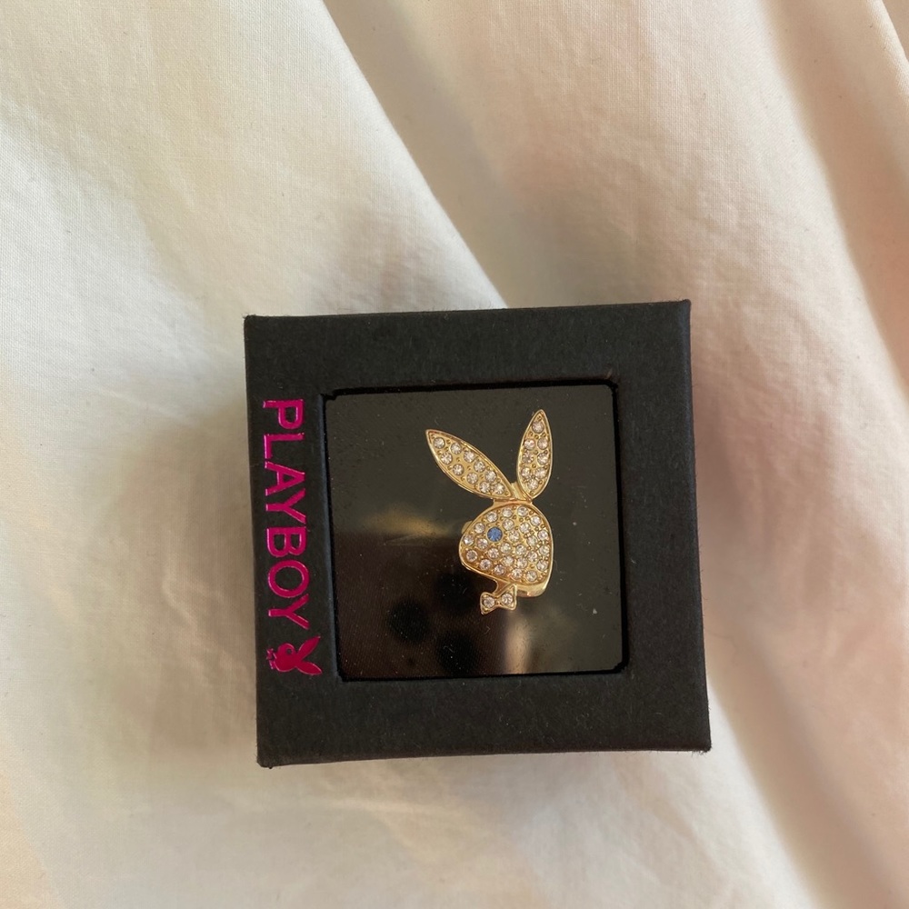 Playboy Bunny Y2K Gold Ring